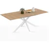 Image de Table a manger extensible sans tiroir 10 personnes rectangulaire en Bois L 160 cm
