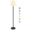 Image de Lampadaire solaire extérieur avec LED multicolore
