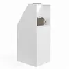 Image de Armoire sous pente 1 porte et 1 niche TOMI 40 x 50 x 110/70 cm blanc