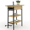 Image de Table d'appoint - chevet avec multiprise DETROIT design industriel