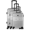 Image de Set de 3 valises GENTLEMAN F FRED-A Gris en ABS 83L