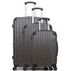 Image de bluestar - set de 3 valises bucarest 75 cm 4 roues - gris fonce