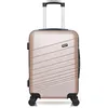 Image de wave paris - valise cabine abs tigre 4 roues 55 cm - rose dore