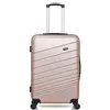 Image de wave paris - valise weekend abs tigre 4 roues 65 cm - rose dore