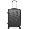 Image de wave paris - valise weekend abs tigre 4 roues 65 cm - gris fonce