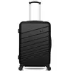 Image de wave paris - valise weekend abs tigre 4 roues 65 cm - noir