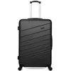 Image de wave paris - valise grand format abs tigre 4 roues 75 cm - noir