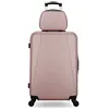 Image de hero - lot de 2 - valise weekend et vanity lanzarote - rose dore