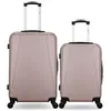 Image de Lot de 2 - valise weekend et valise cabine lanzarote HERO - rose dore