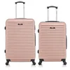 Image de bluestar - lot de 2 - valise grand format et valise weekend brazilia - rose dore