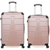 Image de bluestar - lot de 2 - valise grand format et valise weekend ottawa - rose dore
