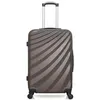Image de wave paris - valise weekend danube 65 cm 4 roues - marron cendre