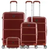 Image de gentleman farmer - set de 4 valises walter-c 75 cm 4 roues - rouge fonce