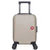 Image de swiss kopper - valise cabine xxs spiez 46 cm 4 roues - beige