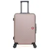 Image de swiss kopper - valise weekend abs spiez 4 roues 65 cm - rose dore