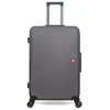 Image de swiss kopper - valise grand format spiez 75 cm 4 roues - gris fonce