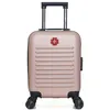 Image de swiss kopper - valise cabine xxs wil 46 cm 4 roues - rose dore