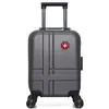 Image de swiss kopper - valise cabine xxs uster 46 cm 4 roues - gris fonce