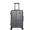 Image de swiss kopper - valise weekend abs uster 4 roues 65 cm - gris fonce