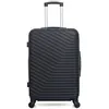 Image de wave paris- valise weekend abs lena 65 cm - noir
