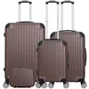 Image de wave paris - set de 4 abs tage-c 4 roues - marron