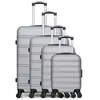 Image de hero - set de 4 abs renoso-m 75 cm 4 roues - gris