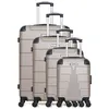 Image de bluestar - set de 4 valises ottawa-m 75 cm 4 roues - beige