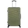 Image de wave paris - valise grand format abs tigre 4 roues 75 cm - kaki