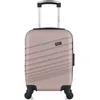 Image de wave paris - valise cabine xxs tigre 46 cm 4 roues - rose dore