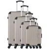 Image de Set de 4 valises bluestar abs bucarest-m - beige
