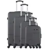 Image de bluestar - set de 4 valises miami-m 75 cm 4 roues - gris fonce