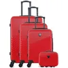 Image de gentleman farmer - set de 4 abs/pc peter-c 4 roues - rouge