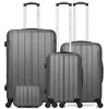 Image de bluestar - set de 4 valises napoli-c 75 cm 4 roues - gris fonce