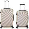 Image de wave paris - lot de 2 - valise weekend et valise cabine danube - beige