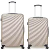 Image de wave paris - lot de 2 - valise grand format et valise weekend danube - beige