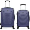 Image de wave paris - lot de 2 - valise weekend et valise cabine congo - marine