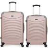 Image de wave paris - lot de 2 - valise grand format et valise weekend congo - rose dore