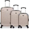 Image de wave paris - lot de 3 - valise weekend, valise cabine et valise cabine xxs congo - beige