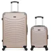 Image de wave paris - lot de 2 - valise weekend et valise cabine xxs congo - beige