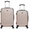 Image de wave paris - lot de 2 - valise weekend et valise cabine congo - beige