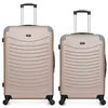 Image de wave paris - lot de 2 - valise grand format et valise weekend congo - beige