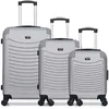 Image de wave paris - lot de 3 - valise weekend, valise cabine et valise cabine xxs congo - gris