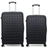 Image de hero - lot de 2 - valise grand format et valise weekend taurus - noir