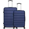 Image de hero - lot de 2 valises grand format et weekend renoso - marine
