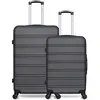 Image de hero - lot de 2 valises grand format et weekend renoso - gris fonce