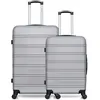 Image de hero - lot de 2 valises grand format et weekend renoso - gris