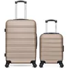 Image de hero - lot de 2 - valise weekend et valise cabine xxs renoso - beige