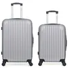 Image de hero - lot de 2 - valise weekend et valise cabine carpates - gris