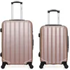 Image de hero - lot de 2 valises weekend et cabine abs himalaya - rose dore