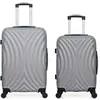 Image de hero - lot de 2 valises weekend et cabine lagos - gris